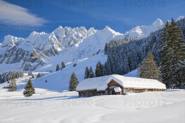 Alpstein massif with Saentis