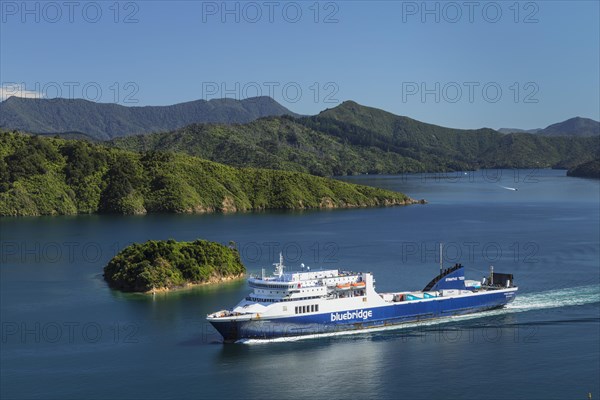 Arriving ferry from the North Island