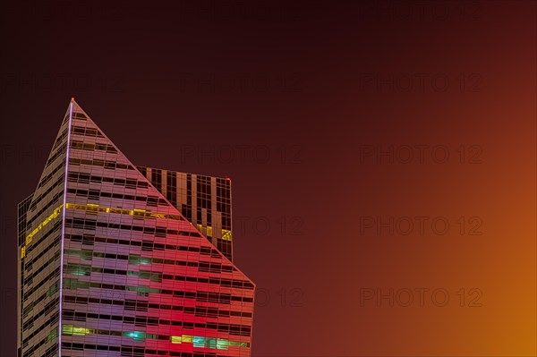 Modern high-rise building