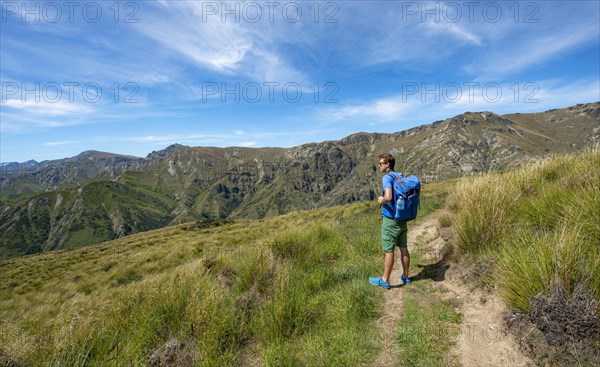 Hikers on trail