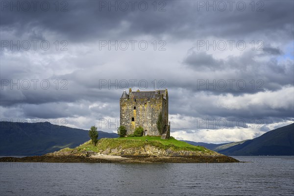 Castle Stalker in Loch Laich