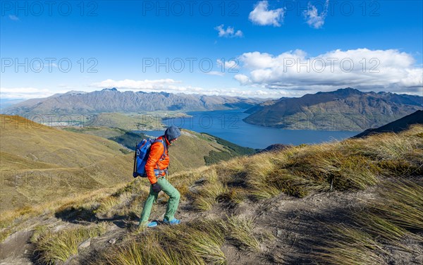 Hiker on the Ben Lomond trail