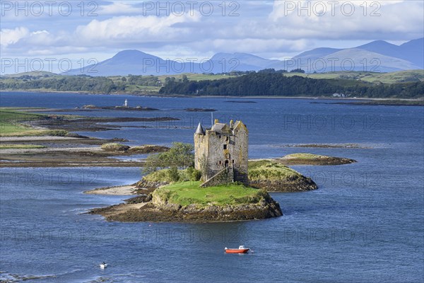 Castle Stalker in Loch Laich