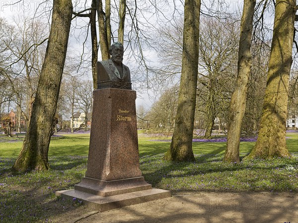 Monument to the writer Theodor Storm
