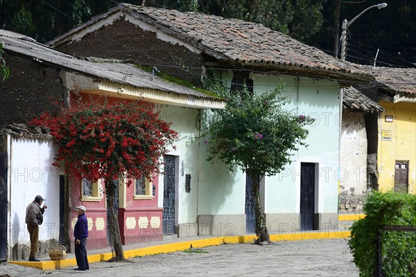 Village life on the main road