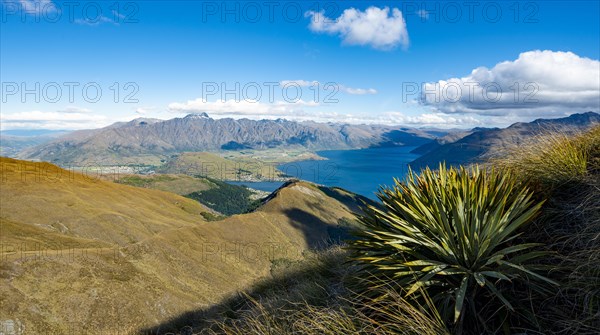 View of Lake Wakatipu and Mountain Range The Remarkables
