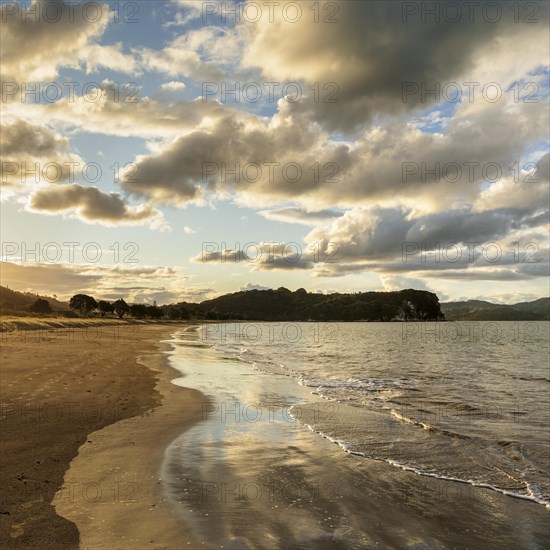 Cooks Beach at sunset