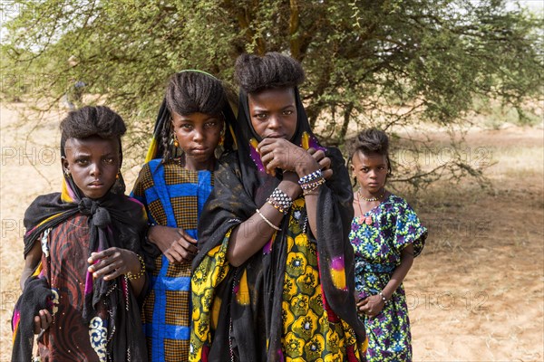 Young girls at the Gerewol festival