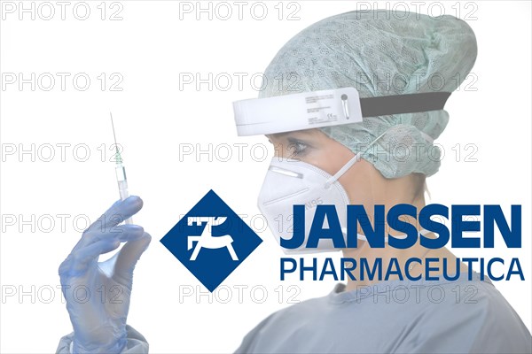 Symbol image Corona vaccine from JANSSEN PHARMACEUTICA