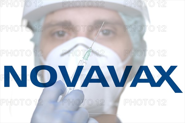 Symbol image Corona vaccine from NOVAVAX