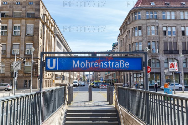 Mohrenstrasse Berlin subway Metro subway station Station U Bahn