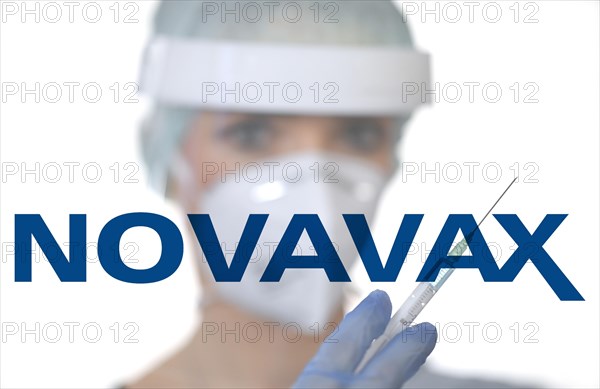 Symbol image Corona vaccine from NOVAVAX