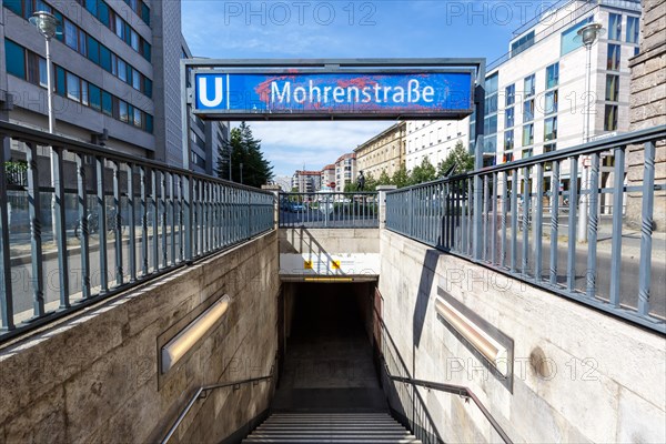 Mohrenstrasse Berlin subway Metro subway station Station U Bahn