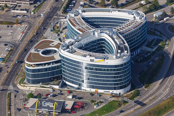 Skyloop building Ernst and Young at Stuttgart Airport
