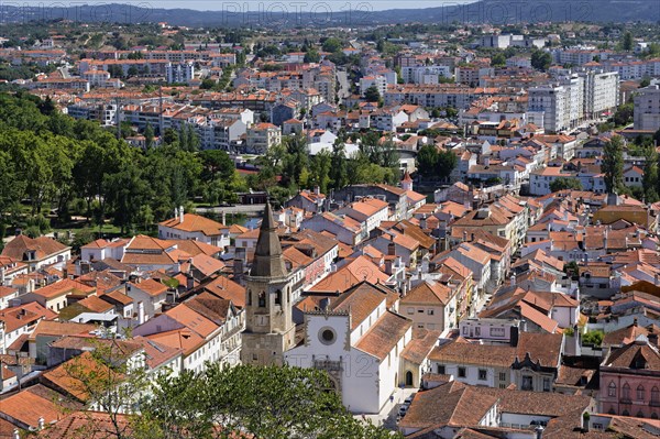 View over Tomar and Saint John the Baptist Church
