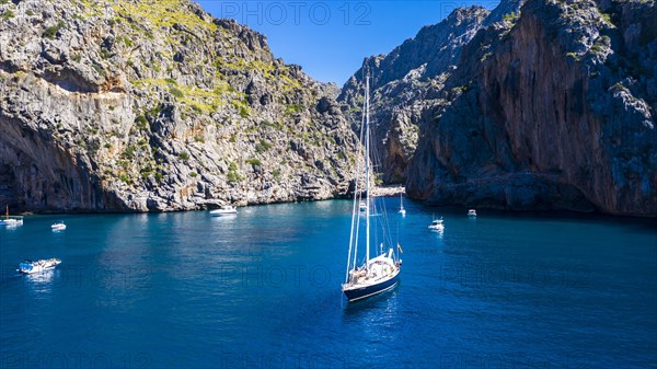 Aerial view Sa Calobra