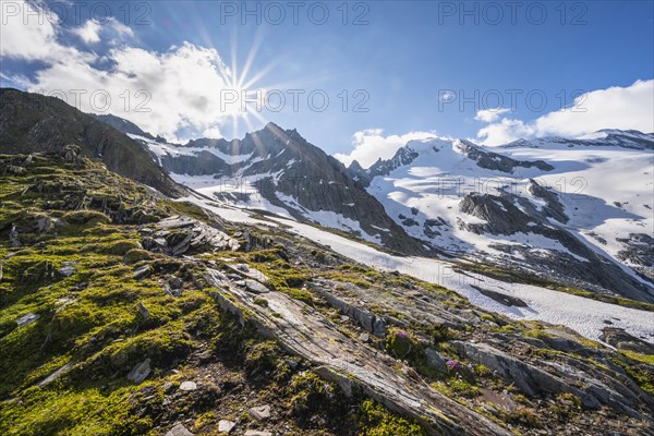 Snow-covered mountains