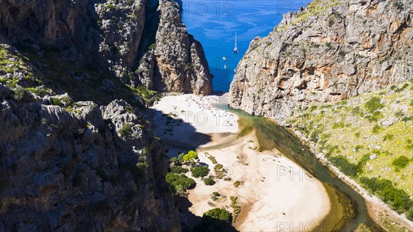 Aerial view Sa Calobra