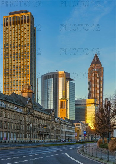 Morning sun illuminates the Matthaeuskirche