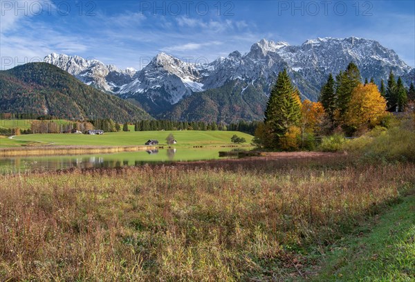Schmalensee with Karwendel Mountains