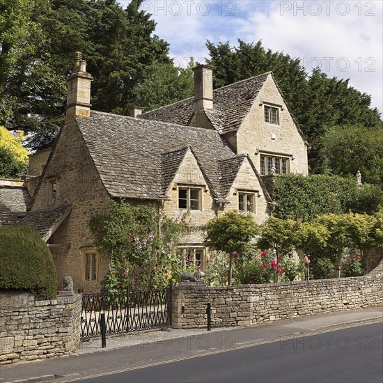 Typical stone house of the Cotswolds