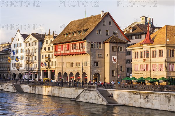 Guild houses on the Limmatquai