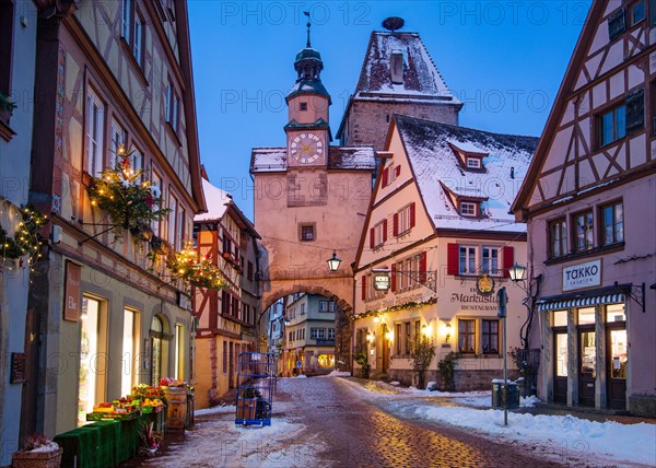 Roedergasse with Markusturm and Roederbogen