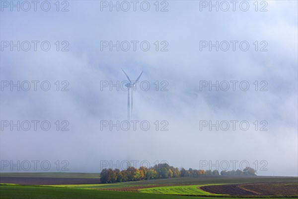 Windmill in the fog