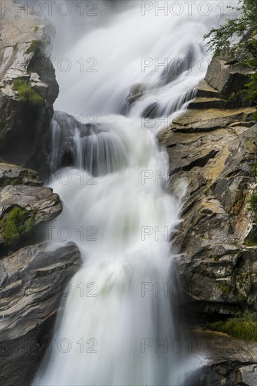 Krimml Waterfall in Hohe Tauern National Park