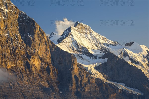 Eiger North Face and Jungfrau