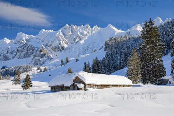 Alpstein massif with Saentis