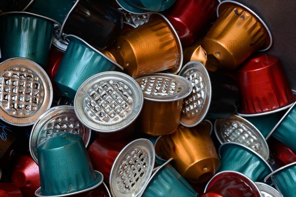 Used coffee capsules