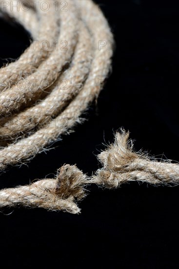 Defective jute rope