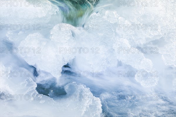 Ice detail in heart shape