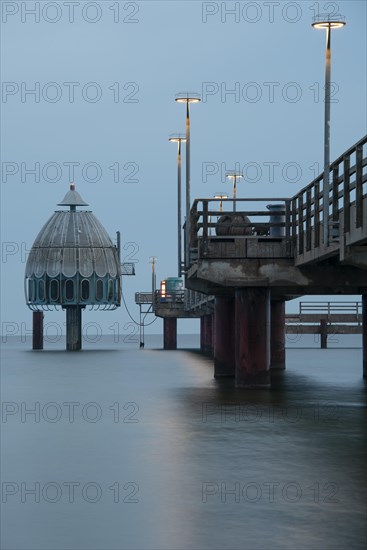 Pier with diving gondola