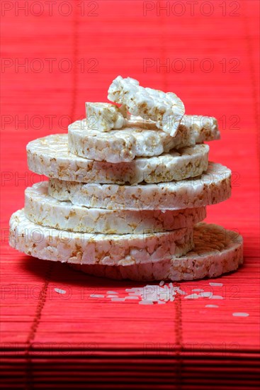 Stacked rice cakes