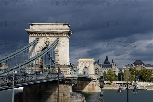 Szechenyi Chain Bridge over the Danube