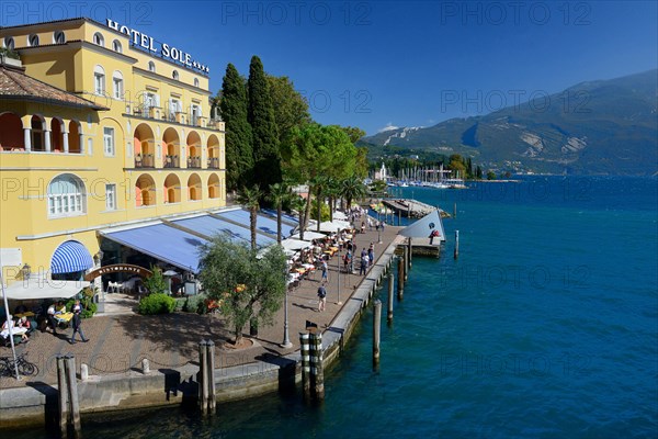 Hotel on the lake shore