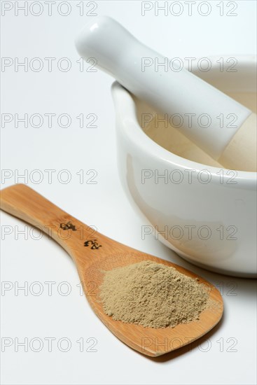 Healing earth powder with grating bowl