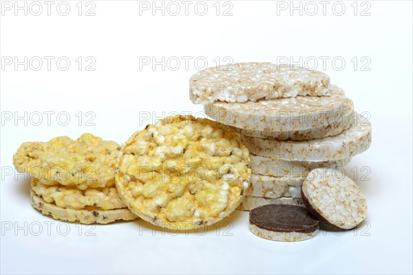 Stacked rice wafers