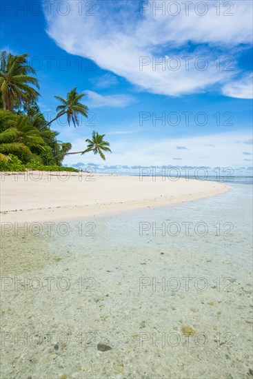 White sand beach and turquoise water