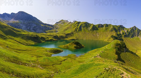 Schrecksee and Allgaeu Alps