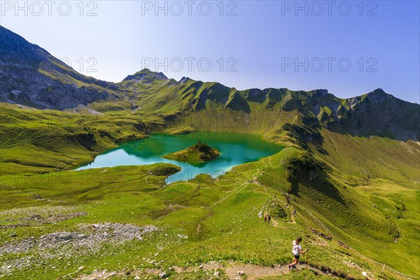 Schrecksee and Allgaeu Alps