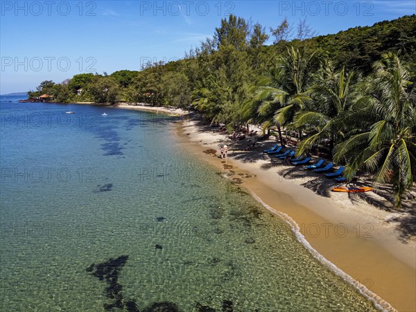 Aerial of Ong Lang beach