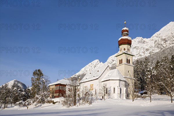 Monastery St. Martin in winter