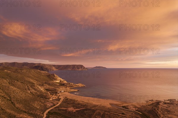 Sunrise at the beach El Playazo