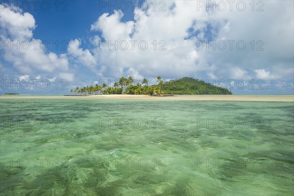 Beautiful little islet in the lagoon of Wallis