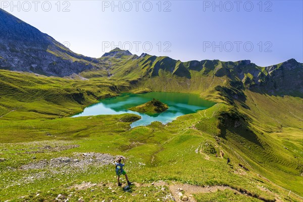 Schrecksee and Allgaeu Alps