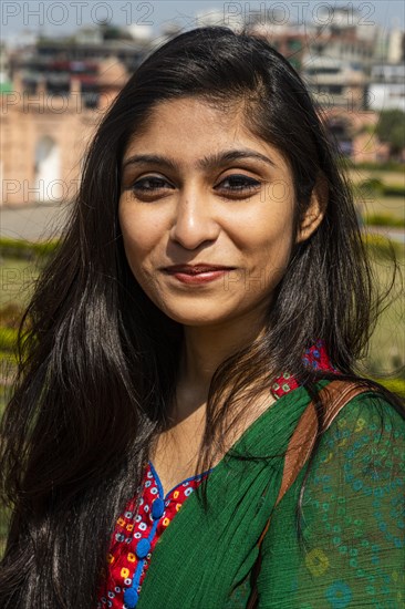 Portrait of a young woman