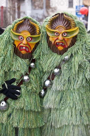 Portrait mask of Swabian-Alemannic carnival